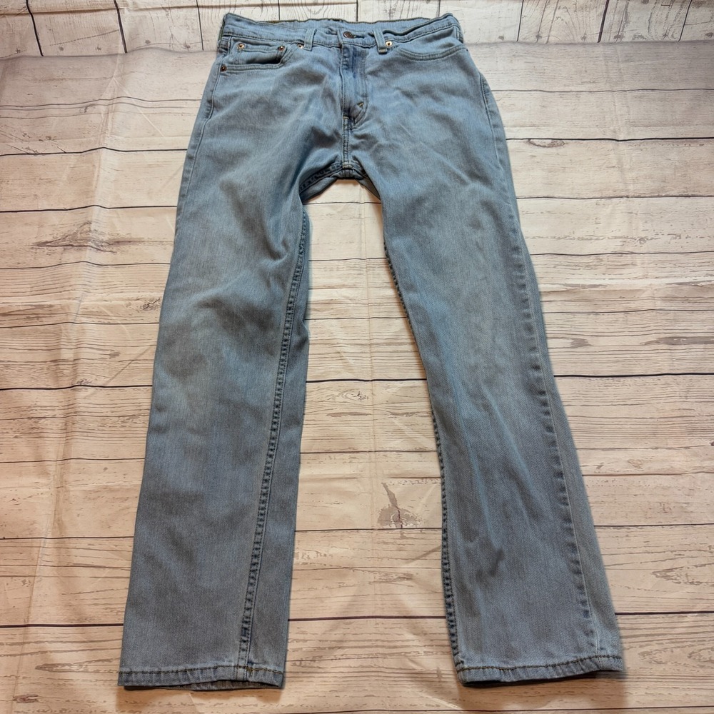 Levis Jeans Classic Light Wash Denim Pants‎ 505 Men's Size 30x30 (Fits 27x28)